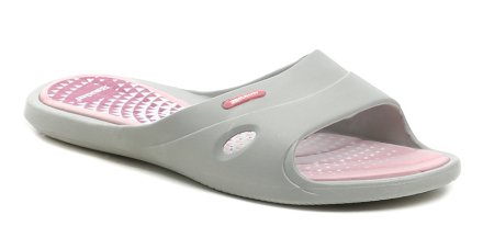 Sommerliche Freizeit-Strandschuhe für Damen zum Hineinschlüpfen, aus synthetischem Material.