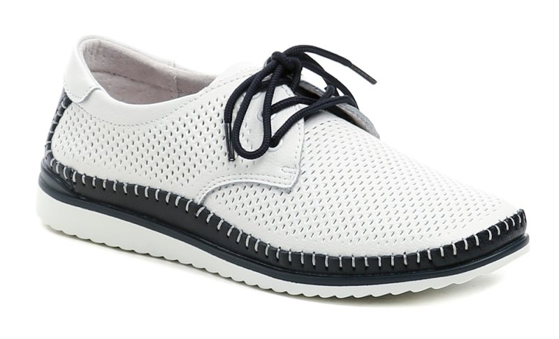 T.Sokolski W26-01 weiß-blaue Damen-Sneaker | ARNO-schuhe.de – Schuhe mit Tradition