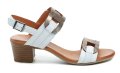 Wild 0747218-B1 weiß-bronze Damen-Sandalen mit Absatz | ARNO-schuhe.de – Schuhe mit Tradition