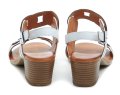 Wild 0747218-B1 weiß-bronze Damen-Sandalen mit Absatz | ARNO-schuhe.de – Schuhe mit Tradition