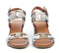 Wild 0747218-B1 weiß-bronze Damen-Sandalen mit Absatz | ARNO-schuhe.de – Schuhe mit Tradition