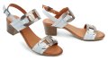 Wild 0747218-B1 weiß-bronze Damen-Sandalen mit Absatz | ARNO-schuhe.de – Schuhe mit Tradition