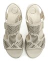 Wild 079-73898-24-A2 beige Keilsandalen für Damen | ARNO-schuhe.de – Schuhe mit Tradition