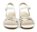 Jana 8-28279-46 weiß-beige Damen-Sandalen mit Absatz, Weite H | ARNO-schuhe.de – Schuhe mit Tradition