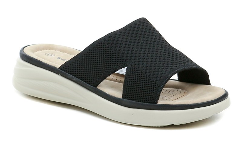 Scandi 241-2097-A1 schwarze Damenpantoffeln | ARNO-schuhe.de – Schuhe mit Tradition