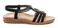 Scandi 251-2255-A1 schwarze Damensandalen | ARNO-schuhe.de – Schuhe mit Tradition