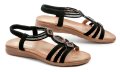 Scandi 251-2255-A1 schwarze Damensandalen | ARNO-schuhe.de – Schuhe mit Tradition