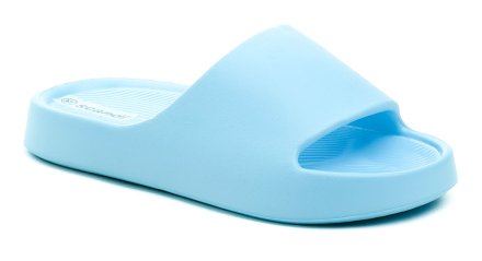 Sommerliche Freizeit-Strandschuhe für Damen zum Hineinschlüpfen, aus synthetischem Material.