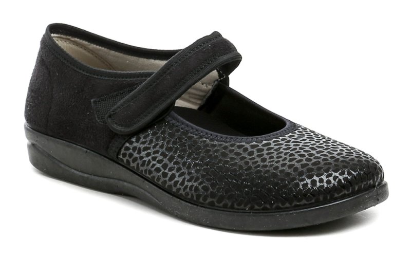 Medi Line 9123 schwarze medizinische Sommerschuhe für Damen | ARNO-schuhe.de – Schuhe mit Tradition