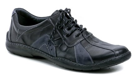 Oversized Herren-Wanderschuhe für alle Jahreszeiten, aus Naturleder.