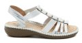 Wojtylko 7S25331S silberne Damen-Keilsandalen | ARNO-schuhe.de – Schuhe mit Tradition