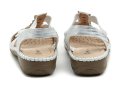 Wojtylko 7S25331S silberne Damen-Keilsandalen | ARNO-schuhe.de – Schuhe mit Tradition