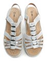 Wojtylko 7S25331S silberne Damen-Keilsandalen | ARNO-schuhe.de – Schuhe mit Tradition