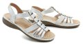 Wojtylko 7S25331S silberne Damen-Keilsandalen | ARNO-schuhe.de – Schuhe mit Tradition