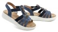 Wojtylko 7S26354 blaue Damen-Keilsandalen | ARNO-schuhe.de – Schuhe mit Tradition