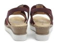 Wojtylko 7S25327W burgunderrote Keilsandalen für Damen | ARNO-schuhe.de – Schuhe mit Tradition