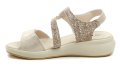Wojtylko 7S26357 goldene Damen-Keilsandalen | ARNO-schuhe.de – Schuhe mit Tradition