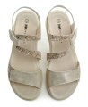 Wojtylko 7S26357 goldene Damen-Keilsandalen | ARNO-schuhe.de – Schuhe mit Tradition