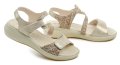Wojtylko 7S26357 goldene Damen-Keilsandalen | ARNO-schuhe.de – Schuhe mit Tradition