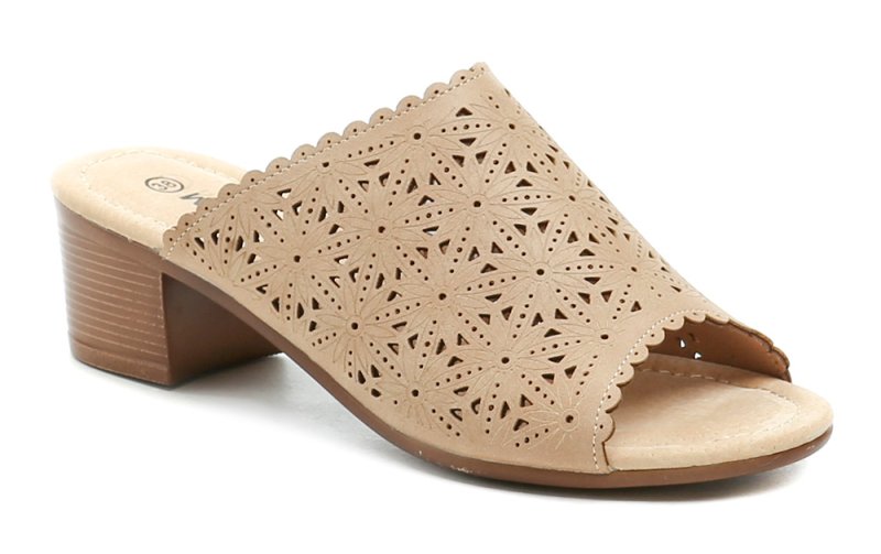 Wojtylko 7KL26376 beige Damen-Slipper mit Absatz | ARNO-schuhe.de – Schuhe mit Tradition