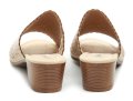 Wojtylko 7KL26376 beige Damen-Slipper mit Absatz | ARNO-schuhe.de – Schuhe mit Tradition