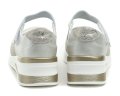 Wojtylko 7B26313 beige-silberne Damen-Sommer-Keilschuhe | ARNO-schuhe.de – Schuhe mit Tradition