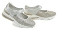 Wojtylko 7B26313 beige-silberne Damen-Sommer-Keilschuhe | ARNO-schuhe.de – Schuhe mit Tradition
