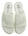 Jana 8-27264-46 grünliche Damenpantoffeln, Weite H | ARNO-schuhe.de – Schuhe mit Tradition