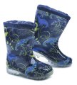 Wojtylko 5G6015G Dinosaurier blaue Kindergummistiefel | ARNO-schuhe.de – Schuhe mit Tradition