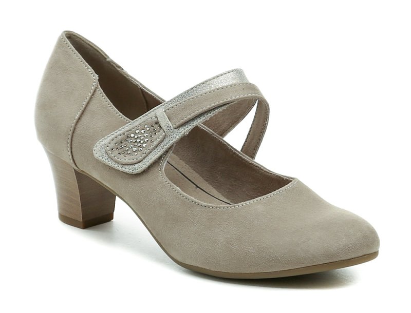 Jana 8-24464-42 graue Damenpumps, Weite H | ARNO-schuhe.de – Schuhe mit Tradition