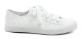 Weiße Damen-Canvas-Schuhe American Club LH82-23 | ARNO-schuhe.de – Schuhe mit Tradition