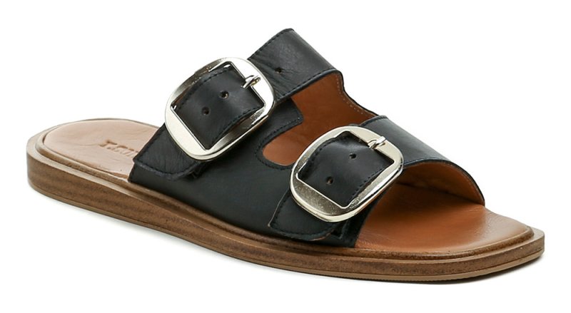 T.Sokolski HAL 26004 schwarze Damenpantoffeln | ARNO-schuhe.de – Schuhe mit Tradition