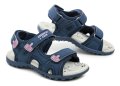 American Club HL167 blau-rosa Mädchensandalen | ARNO-schuhe.de – Schuhe mit Tradition