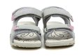 American Club HL167 graue rosa Mädchensandalen | ARNO-schuhe.de – Schuhe mit Tradition
