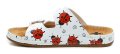 Medi Line S182-002 weiße medizinische Hausschuhe für Damen mit Marienkäfermotiv | ARNO-schuhe.de – Schuhe mit Tradition