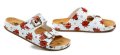 Medi Line S182-002 weiße medizinische Hausschuhe für Damen mit Marienkäfermotiv | ARNO-schuhe.de – Schuhe mit Tradition