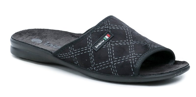 Inblu 155M002 schwarze Herrenhausschuhe | ARNO-schuhe.de – Schuhe mit Tradition