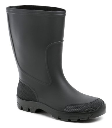 Wasserdichte Herren-Ganzjahresstiefel aus synthetischem Gummimaterial.