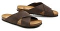 COSMOS Comfort 8110-704a braune Herren-Hausschuhe in Übergröße | ARNO-schuhe.de – Schuhe mit Tradition