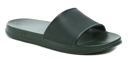 Sommerliche Freizeitschuhe zum Hineinschlüpfen in den Strand, aus synthetischem Material.
