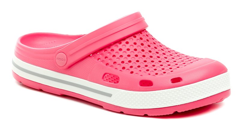 Coqui Lindo 6413 himbeerfarbene Damen-Flip-Flops  crocs | ARNO-schuhe.de – Schuhe mit Tradition
