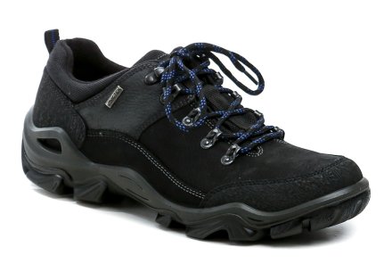 Ganzjahres-Wanderschuhe für Herren mit Schnürung und Membran aus echtem Naturleder in Kombination mit Textil und Synthetik.