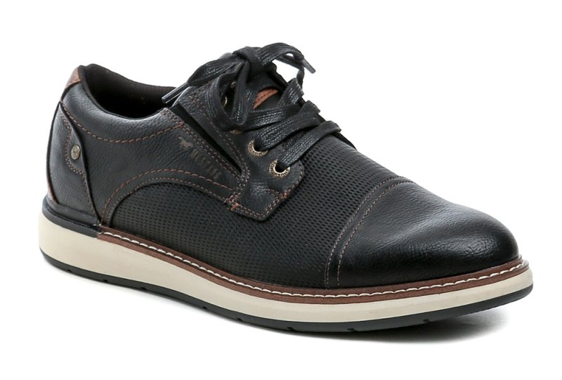 Mustang 15M014100200 schwarze Herren-Sneaker | ARNO-schuhe.de – Schuhe mit Tradition