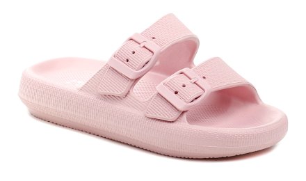 Sommerliche Freizeitschuhe für Kinder zum Hineinschlüpfen aus synthetischem Material.