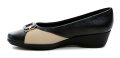 Piccadilly 143248-1 schwarze beige Damen-Keilpumps | ARNO-schuhe.de – Schuhe mit Tradition