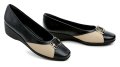 Piccadilly 143248-1 schwarze beige Damen-Keilpumps | ARNO-schuhe.de – Schuhe mit Tradition