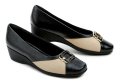 Piccadilly 143248-1 schwarze beige Damen-Keilpumps | ARNO-schuhe.de – Schuhe mit Tradition