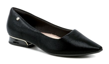 Damen-Ganzjahresschuhe mit niedrigem Absatz aus hochwertigem Synthetikmaterial mit bequemer Innensohle.