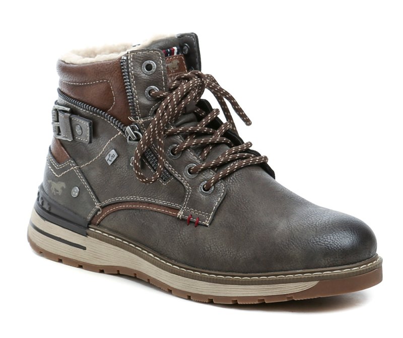 Mustang 15M001100200 graue Herren-Winterstiefel | ARNO-schuhe.de – Schuhe mit Tradition