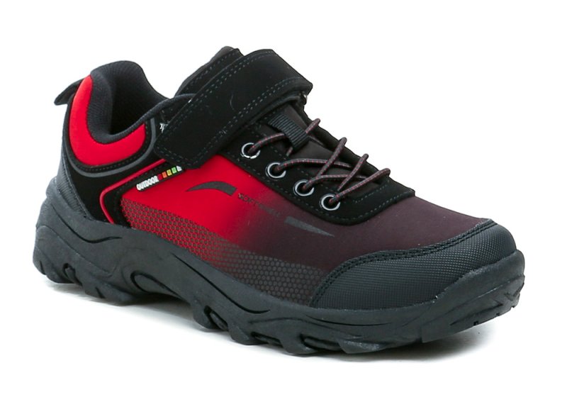 American Club WT292 schwarze und rote Softshell-Sneaker | ARNO-schuhe.de – Schuhe mit Tradition
